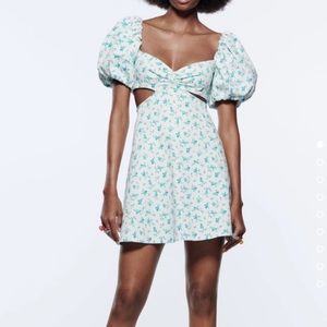 Zara floral dress